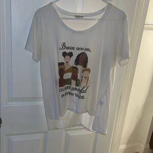 White Graphic women’s T-Shirt